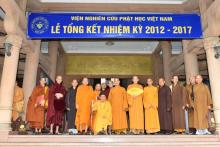 Lễ tổng kết của Viện nghiên cứu Phật học Việt Nam, nhiệm kỳ 2012-2017