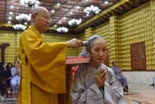 Chùa Giác Ngộ: Trang nghiêm lễ thế phát xuất gia cho 2 tín nữ