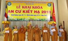 Chùm ảnh: Trường TCPH Bình Dương Thuyết trình giáo lý đón mừng ngày Phật Đản sinh.