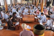 Thái Bình: Gần 200 bạn trẻ tham dự khóa tu “Chắp cánh Như Lai”