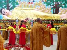 Chùa Hồng Quang khánh thành tượng Phật Niết-bàn