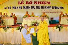 Quảng Trị: Bổ nhiệm trú trì chùa Tường Vân