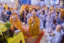 TP. HCM: Chư Tăng Q.Tân Bình tác pháp Tự tứ