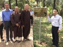 Phật giáo Bến Tre bàn giao đường nông thôn