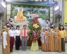 Ban tôn giáo tỉnh Bình Dương thăm các trường hạ tỉnh Bình Dương nhân mùa an cư kiết hạ PL. 2562