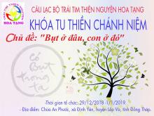 Đồng Tháp: Khóa tu Thiền chính niệm "Bụt ở đâu con ở đó"