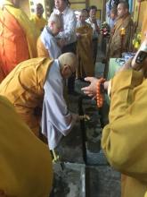 Khánh Hòa: Lễ đặt đá trùng tu chùa Thiên Quang