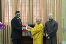 TP.HCM: Đại sứ Sri Lanka thăm học viện Phật giáo Việt Nam tại TP. HCM
