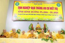 Bình Dương: Lễ Bố tát đầu mùa an cư tại chùa Hội Khánh