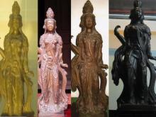 Pho tượng Bồ tát đổi màu theo thời tiết, ánh sáng, nhiệt độ