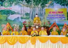 Thọ Xuân: Trường hạ Linh Cảnh tổ chức lễ khai pháp