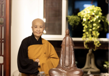 Đóa cẩm chướng trắng ngát hương thiền