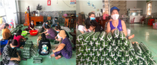 Lão bà 72 tuổi ăn chay trường, chung tay cùng Trụ trì chùa Pháp Huyền và nhà hảo tâm giúp vùng dịch TP HCM
