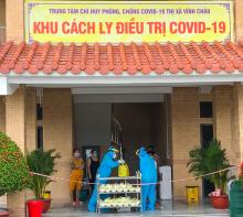 Giúp hàng trăm F0 có sức và yên tâm điều trị, chùa Quan Âm Đông Hải hỗ trợ luôn cả các bữa ăn
